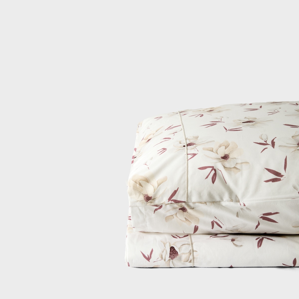Conjunto de Lençóis de Algodão Fernie Bordeaux-2