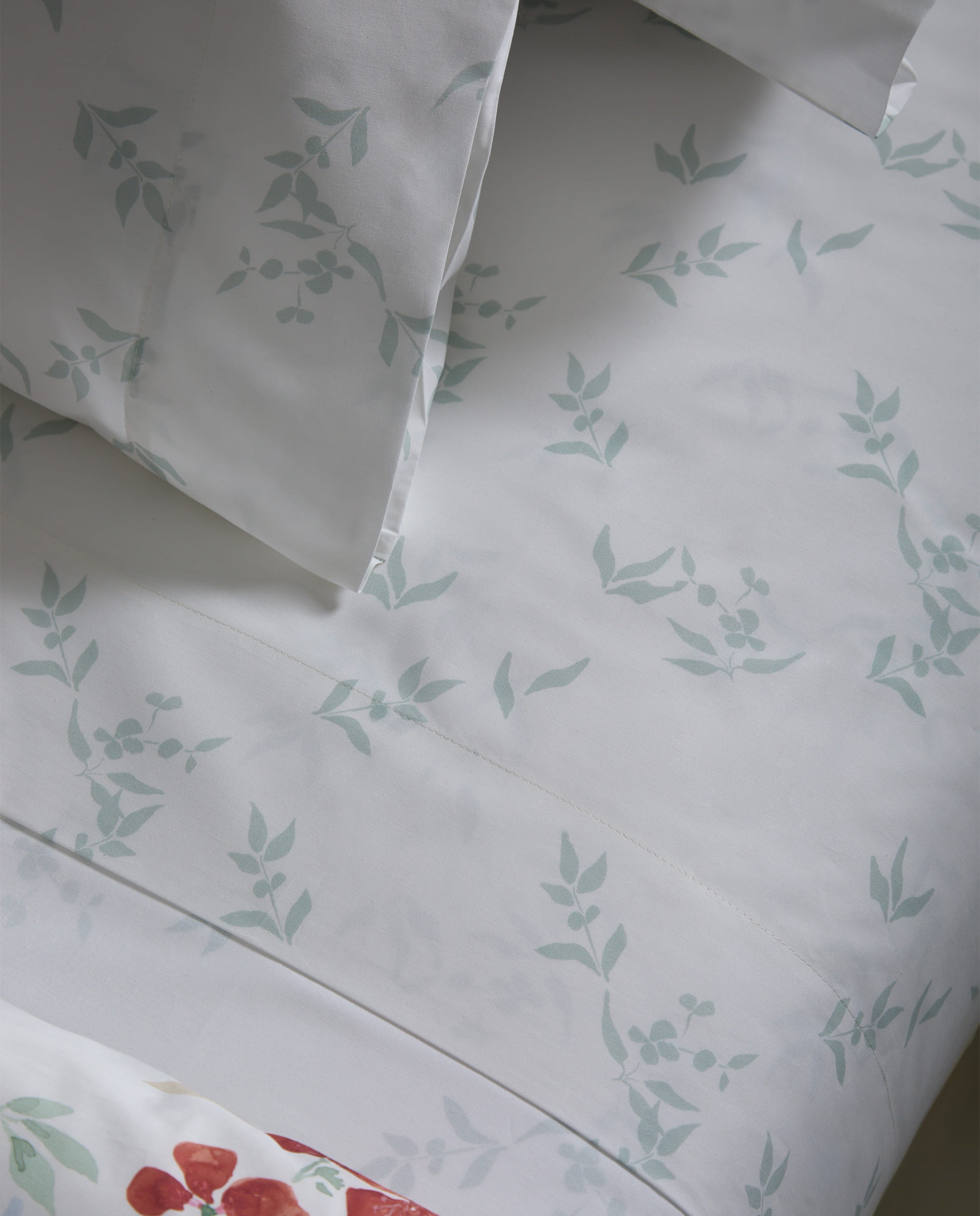 Conjunto de lençóis de algodão percal Bosquet Bassols Multicolor-2