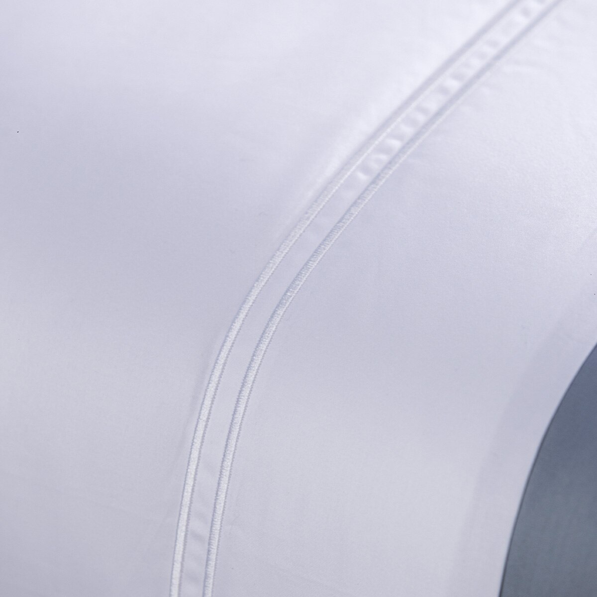 Conjunto de Lençóis Prince em Algodão de 400 Fios Branco-3