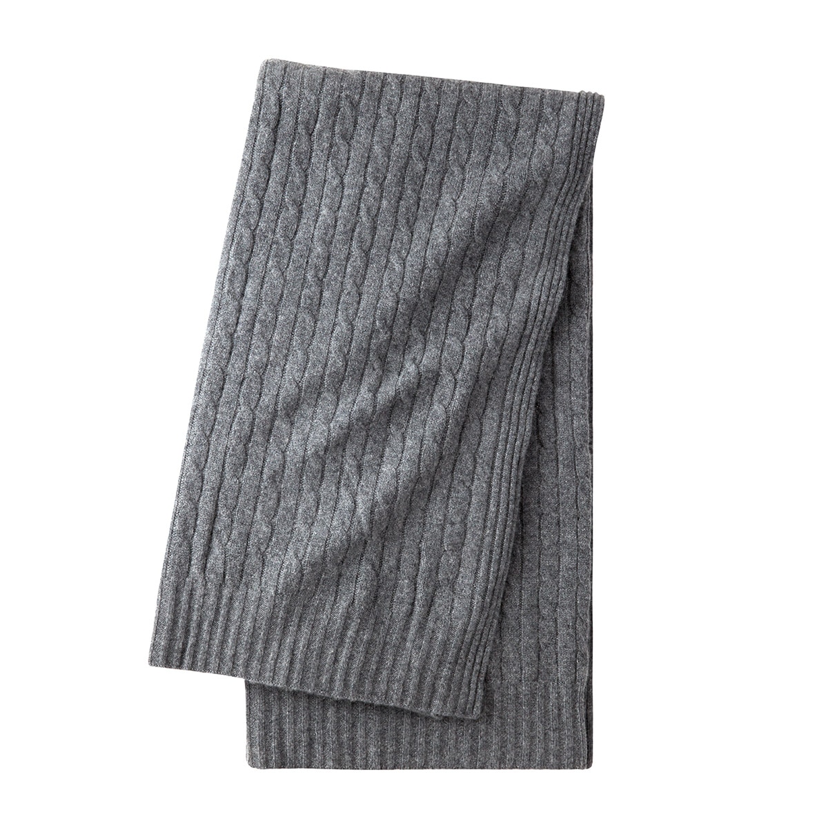 Manta Decorativa Cashmere Carvão-1