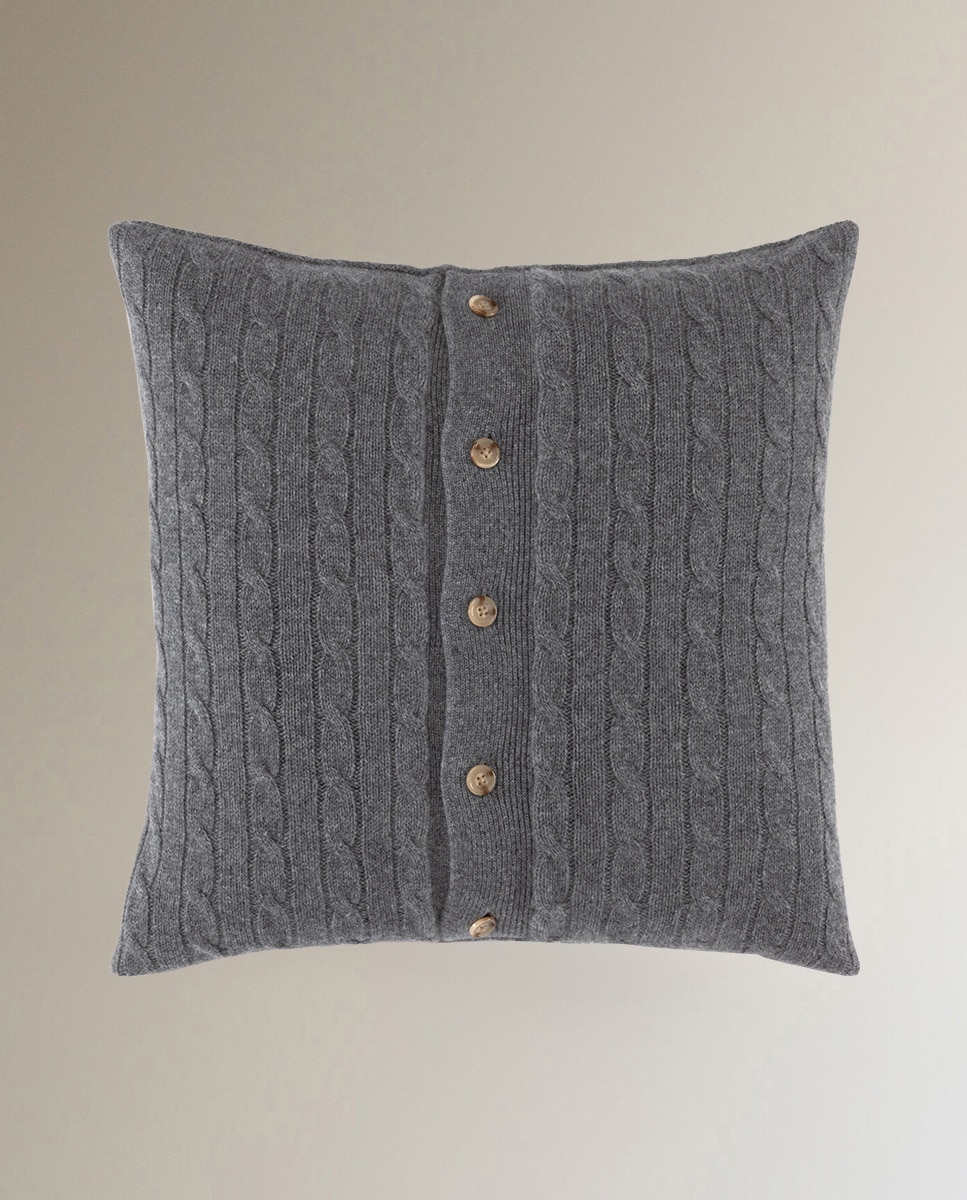 Capa de almofada Cashmere Ralph Lauren Home Cinzento-2