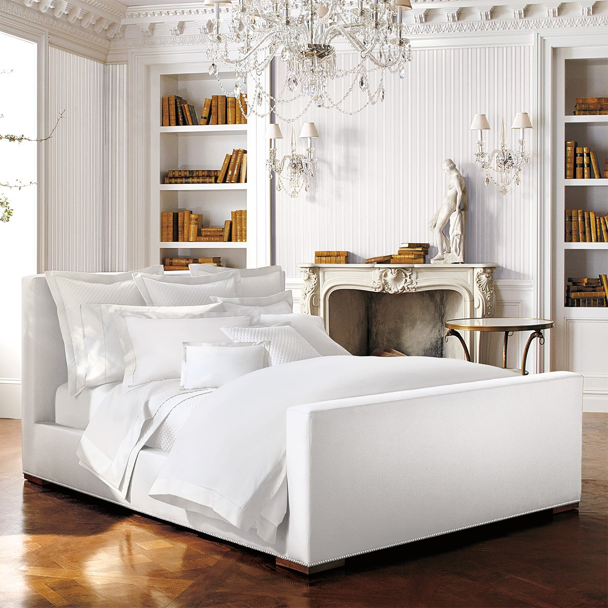 Funda nórdica algodón satén RL 624 Ralph Lauren Home - Blanco Cama 150 cm Blanco-2