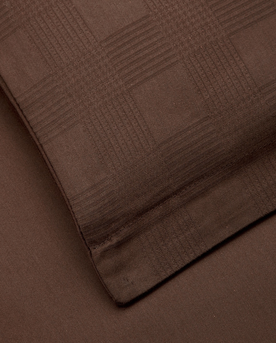 Funda nórdica algodón jacquard Hartleigh Ralph Lauren Home - Marrón Cama 180 cm Marrón-4