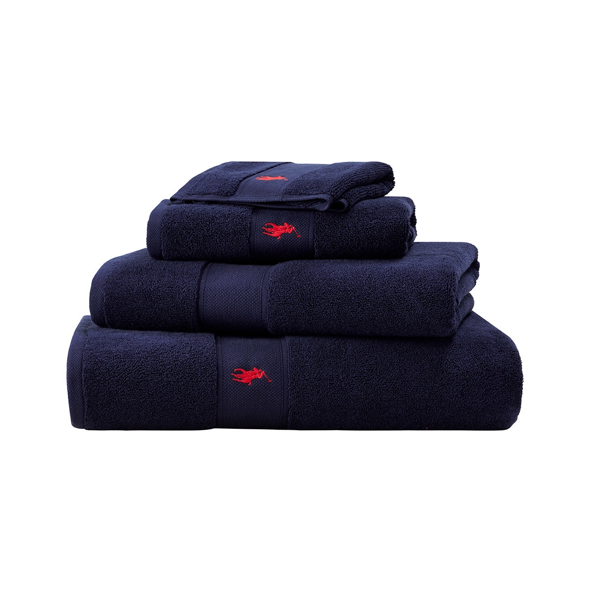 Toalla de baño algodón 600 gr/m² Polo Player Ralph Lauren Home - Marino Tocador Marino-1