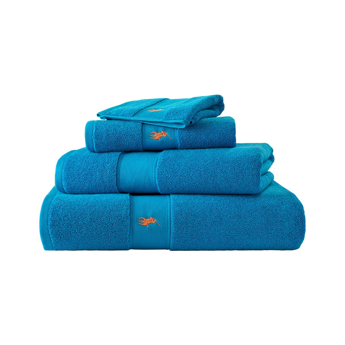 Toalha de Banho de Algodão Polo Player 24 - 600 g/m2 Turquesa-1