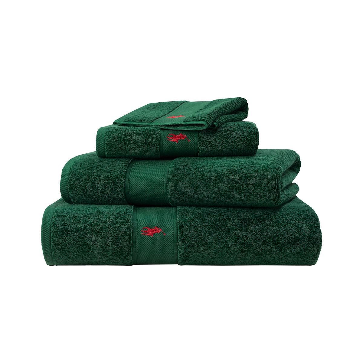 Toalha de Banho de Algodão Polo Player 24 - 600 g/m2 Verde-1
