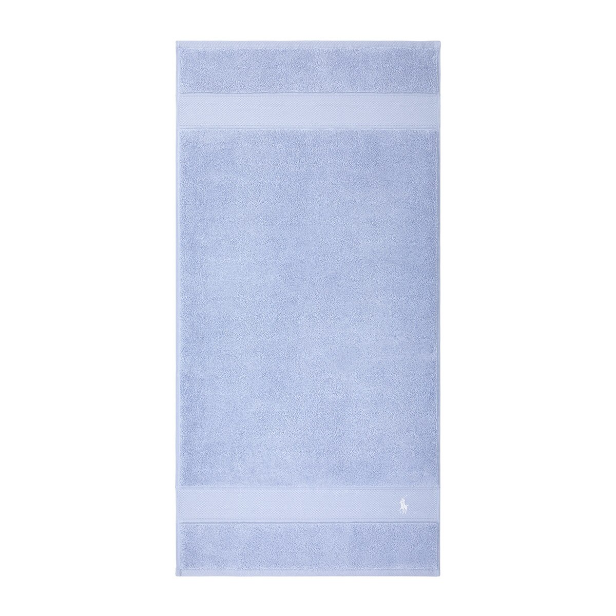Toalla de baño algodón 600 gr/m² Polo Player Ralph Lauren Home - Azul claro Lavabo Azul claro-2