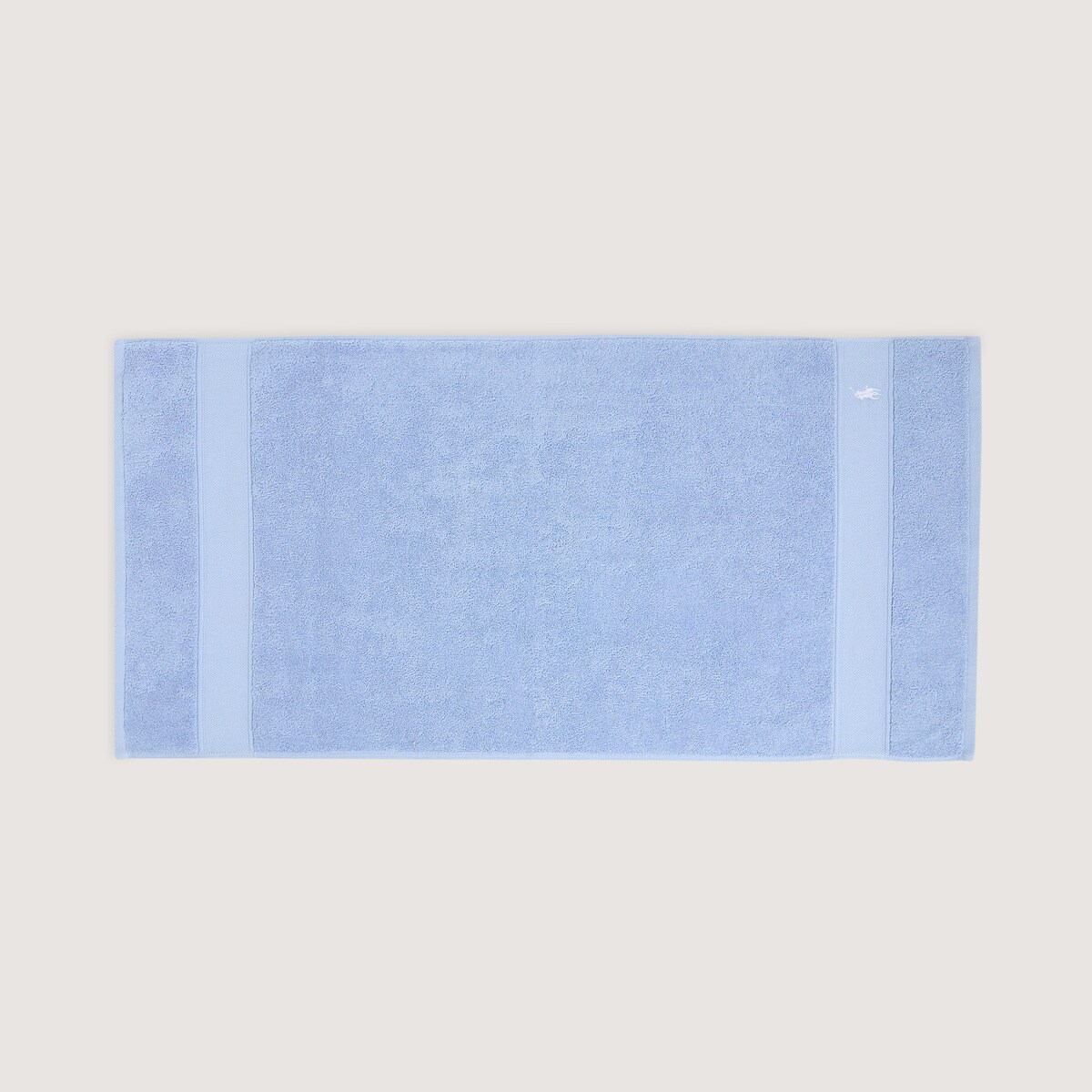 Toalla de baño algodón 600 gr/m² Polo Player Ralph Lauren Home - Azul claro Lavabo Azul claro-4