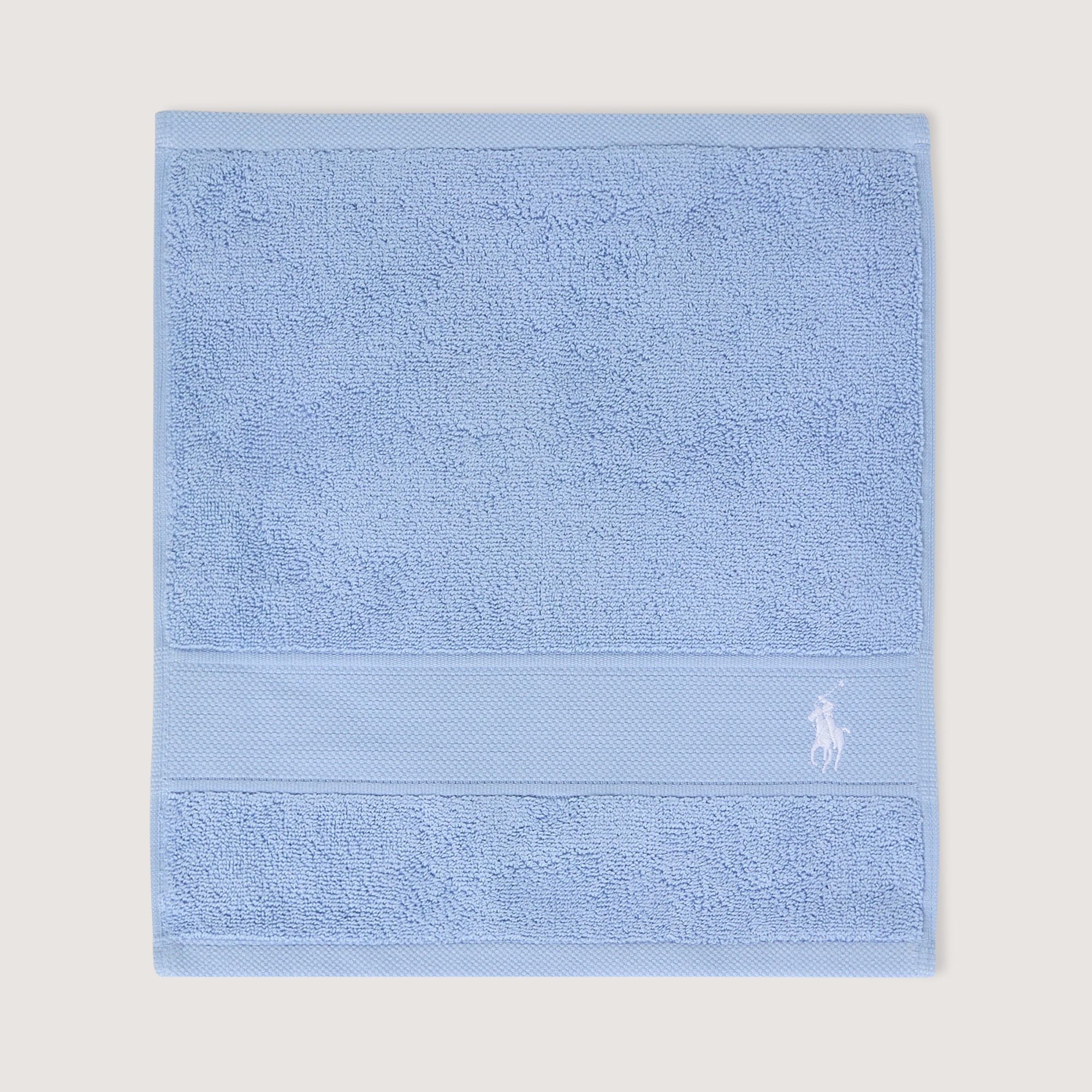 Toalla de baño algodón 600 gr/m² Polo Player Ralph Lauren Home - Turquesa Tocador Azul claro-5