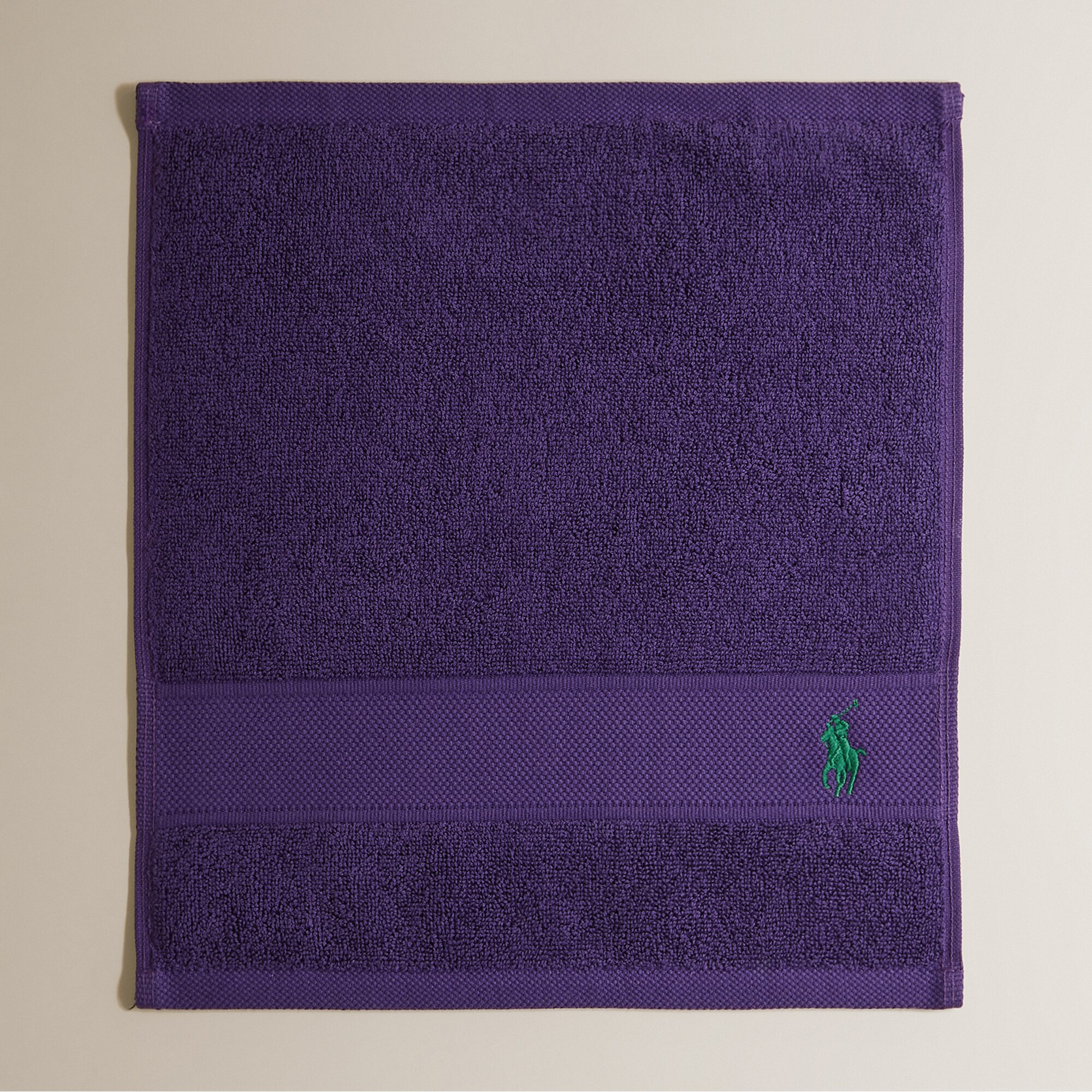 Toalla de baño algodón 600 gr/m² Polo Player Ralph Lauren Home - Morado Tocador Morado-2