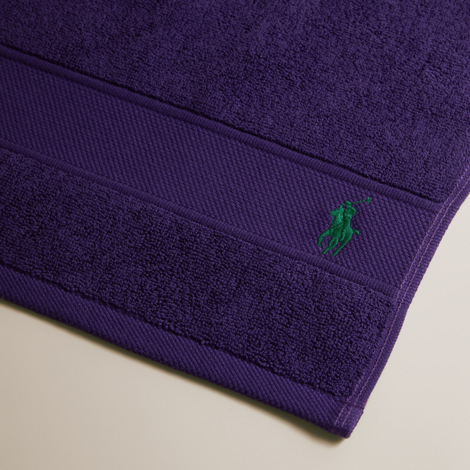 Toalla de baño algodón 600 gr/m² Polo Player Ralph Lauren Home - Morado Tocador Morado-3