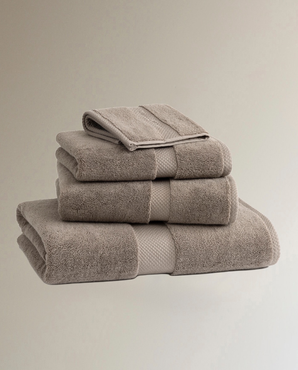 Toalla de baño algodón 750 gr/m2 Dulaney Ralph Lauren Home - Gris oscuro Tocador Gris oscuro-1