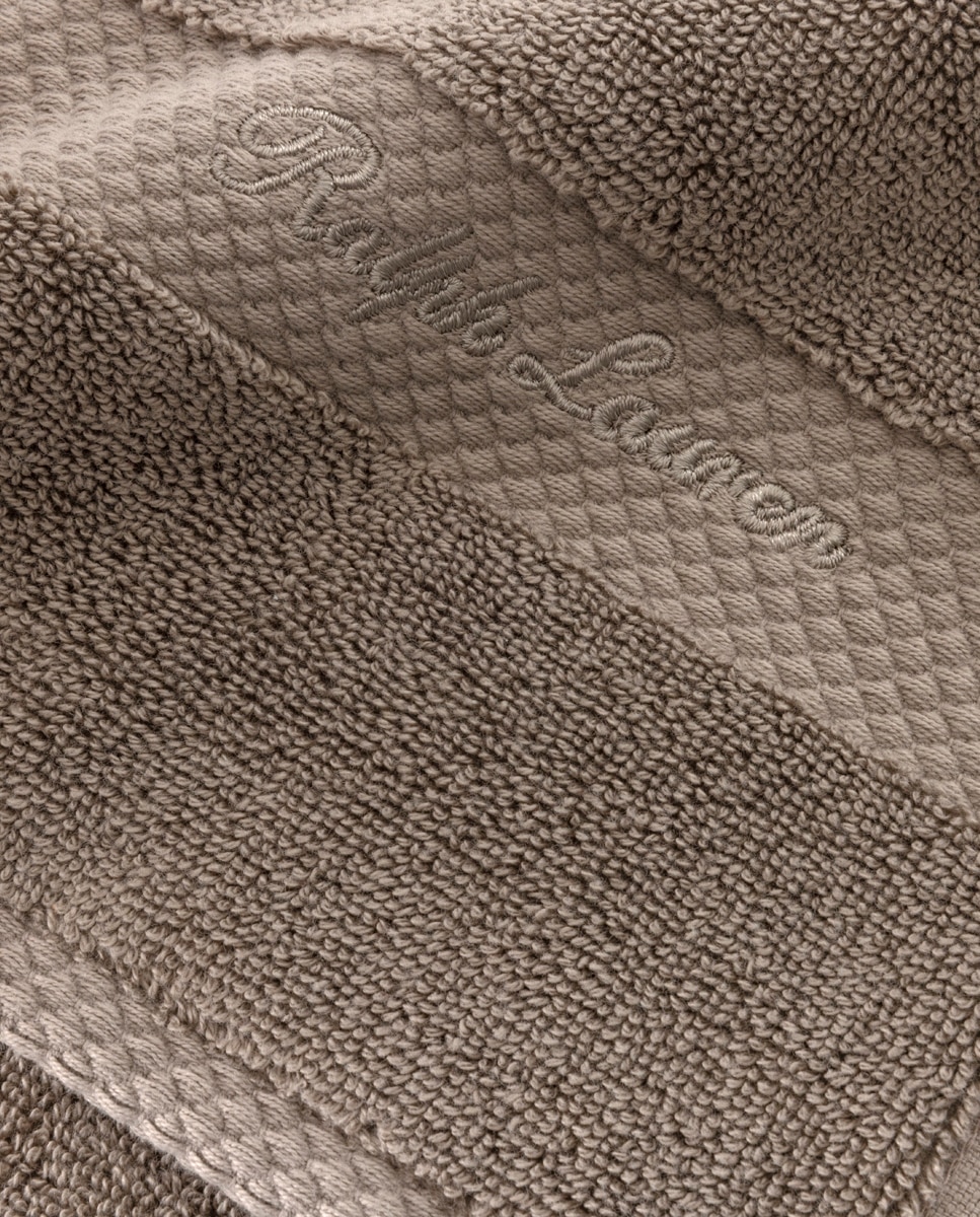 Toalla de baño algodón 750 gr/m2 Dulaney Ralph Lauren Home - Gris oscuro Tocador Gris oscuro-2