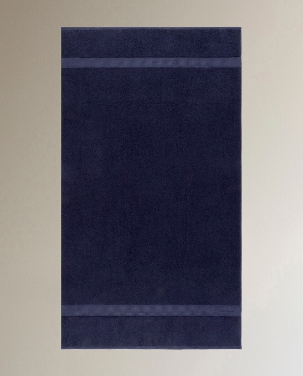 Toalla de baño algodón 750 gr/m2 Dulaney Ralph Lauren Home - Azul noche Tocador Azul noche-5