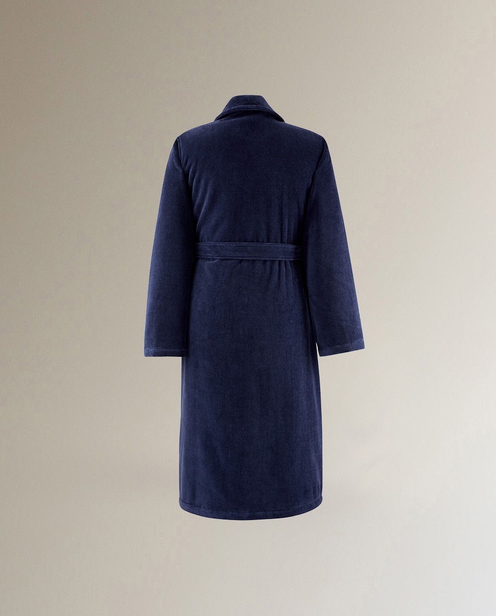 Albornoz algodón 450 gr/² Denim Bear Ralph Lauren Home - Azul M Azul-2