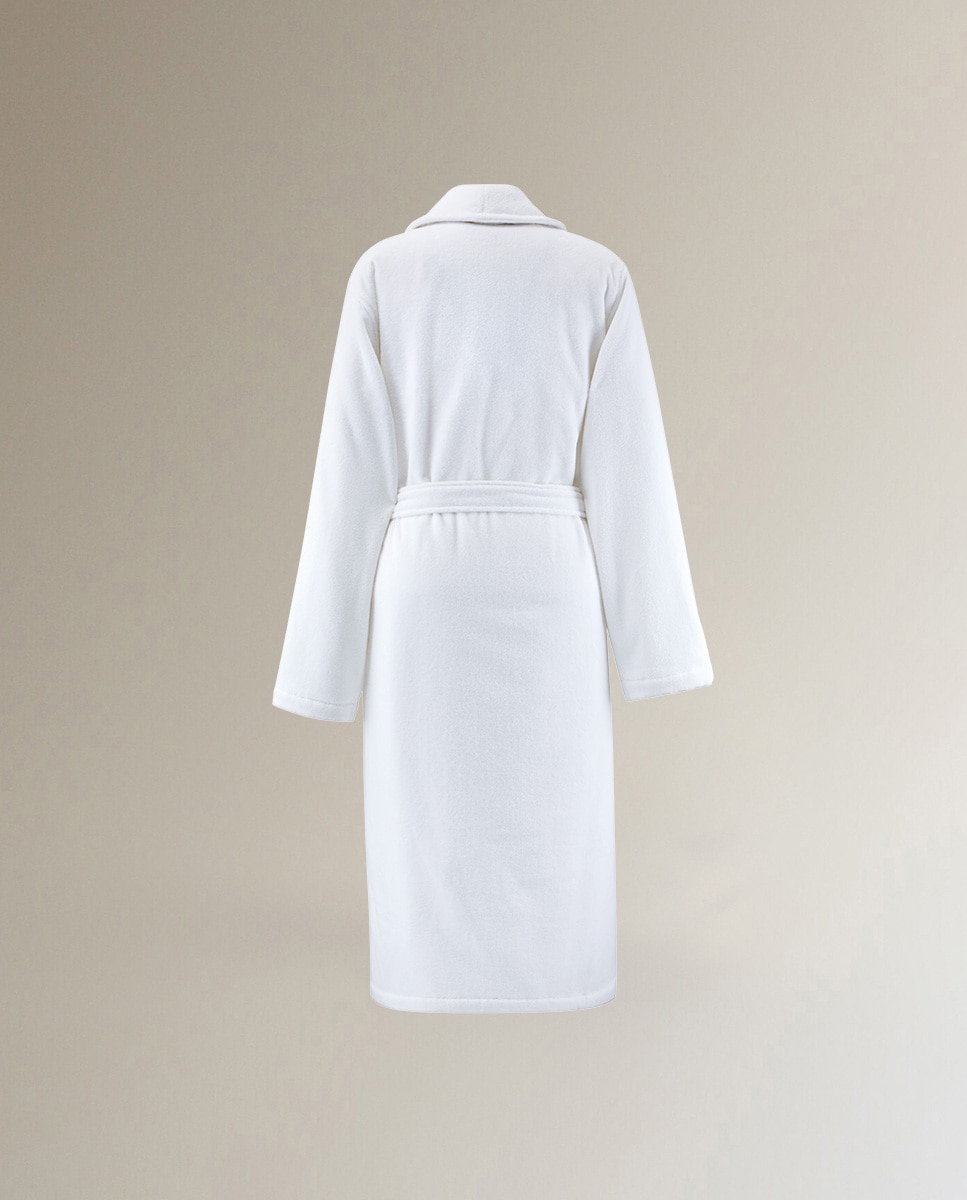 Albornoz algodón 450 gr/² Denim Bear Ralph Lauren Home - Blanco M Blanco-2