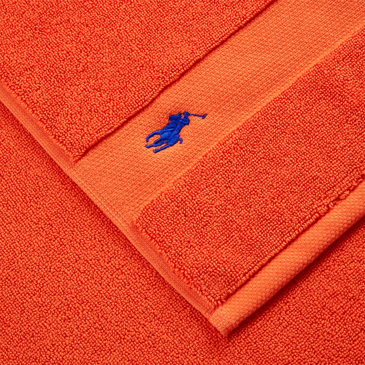 Alfombra de baño algodón Polo Player Ralph Lauren Home - Naranja 55 x 90 cm Naranja-2