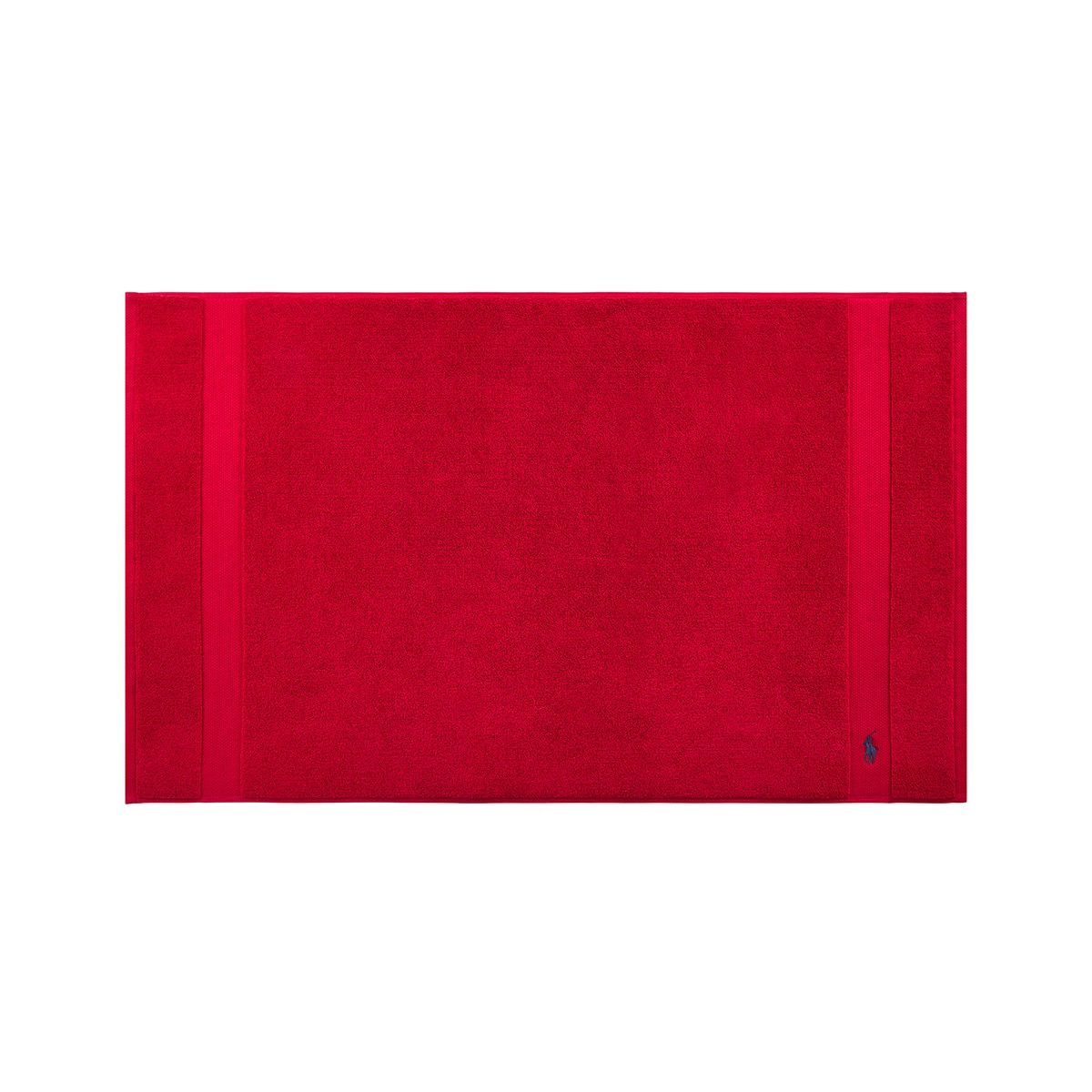 Alfombra de baño algodón Polo Player Ralph Lauren Home - Rojo 55 x 90 cm Rojo-1