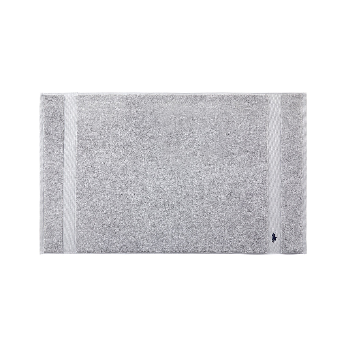Alfombra de baño algodón Polo Player Ralph Lauren Home - Gris claro 55 x 90 cm Gris claro-2