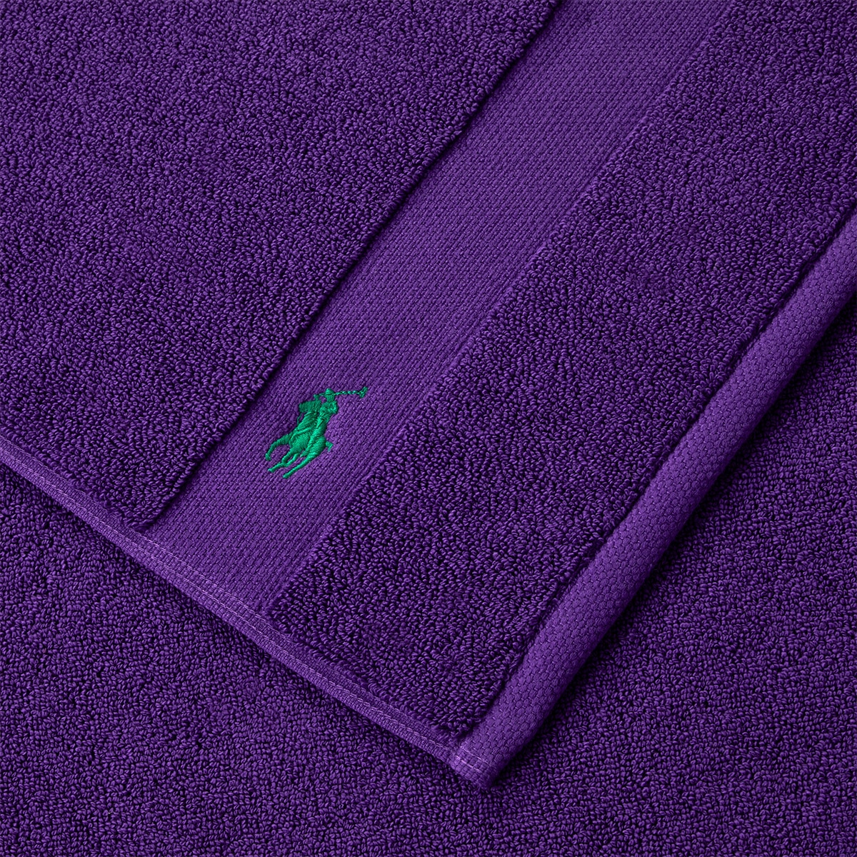 Alfombra de baño algodón Polo Player Ralph Lauren Home - Morado 55 x 90 cm Morado-3