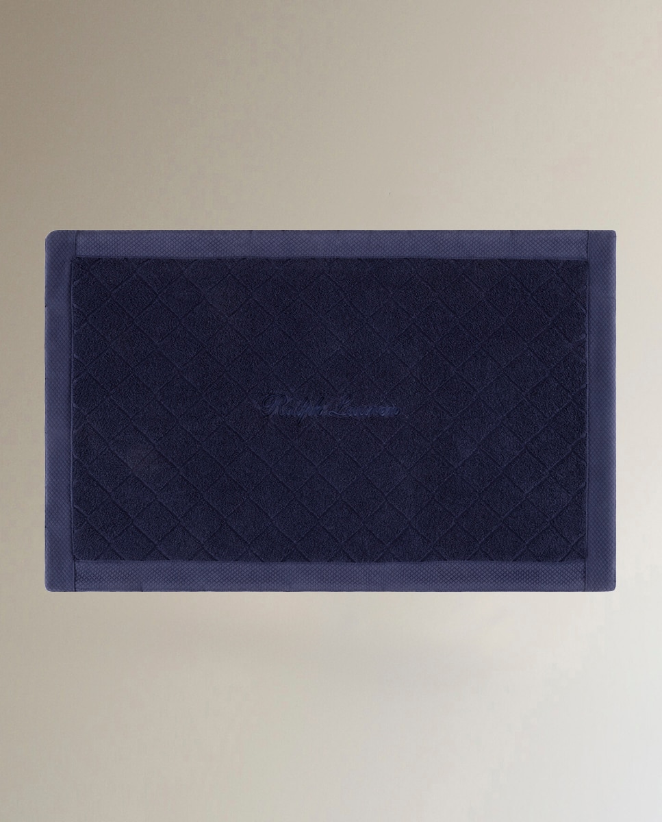 Alfombra de baño algodón 750 gr/m2 Dulaney Ralph Lauren Home - Azul noche 50 x 80 cm Azul noche-1