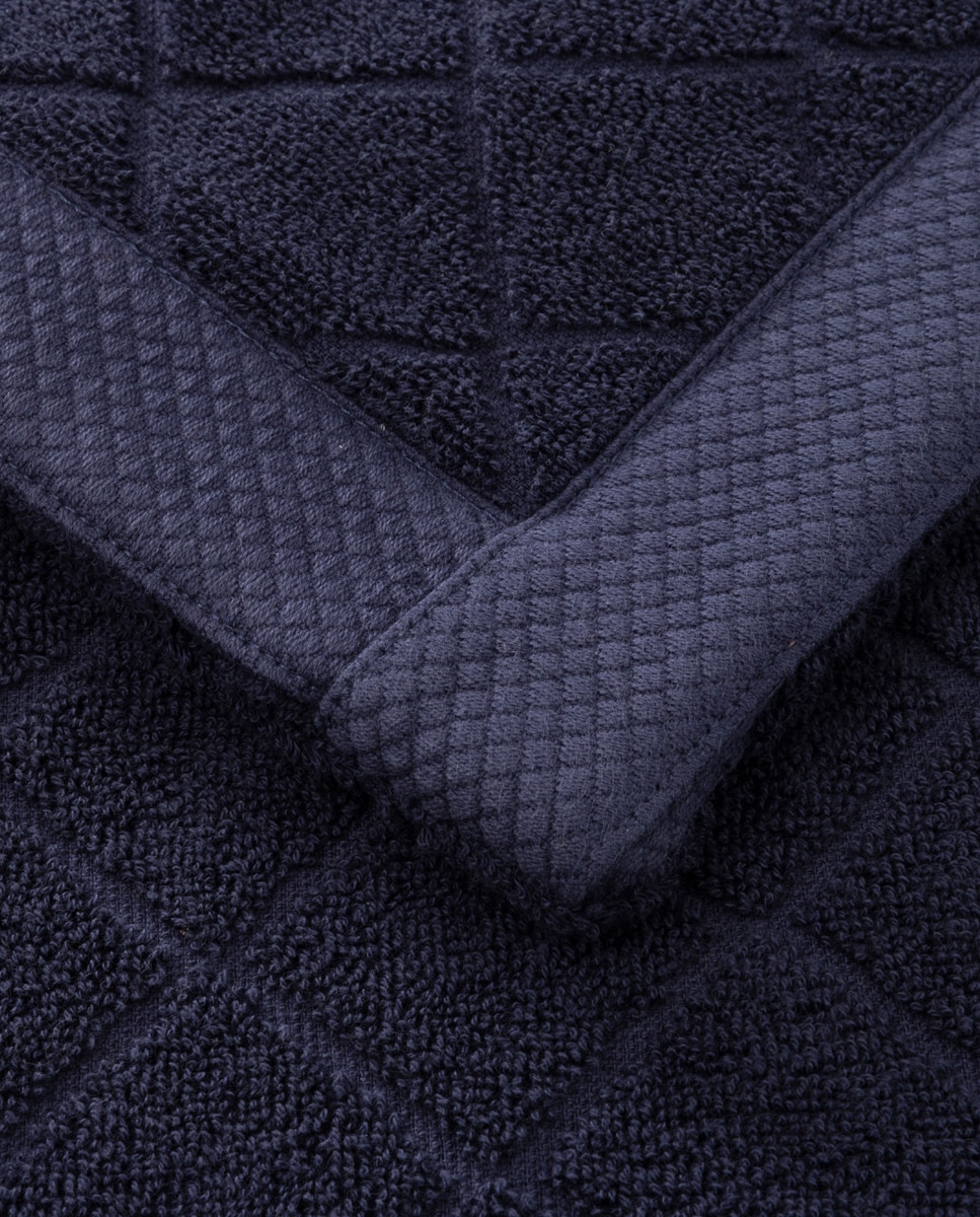 Alfombra de baño algodón 750 gr/m2 Dulaney Ralph Lauren Home - Azul noche 50 x 80 cm Azul noche-3