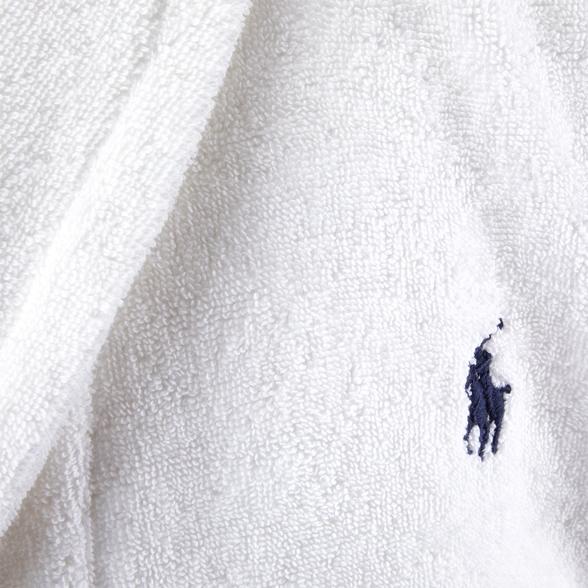 Albornoz algodón 450 gr/m2 Polo Player 24 Ralph Lauren Home - Blanco M Blanco-2