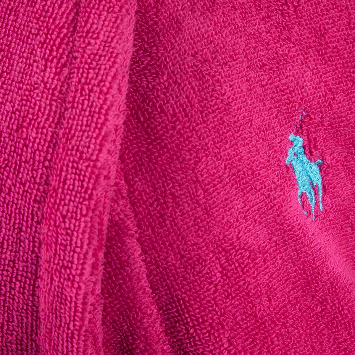 Albornoz algodón 450 gr/m2 Polo Player 24 Ralph Lauren Home - Fucsia M Fucsia-2