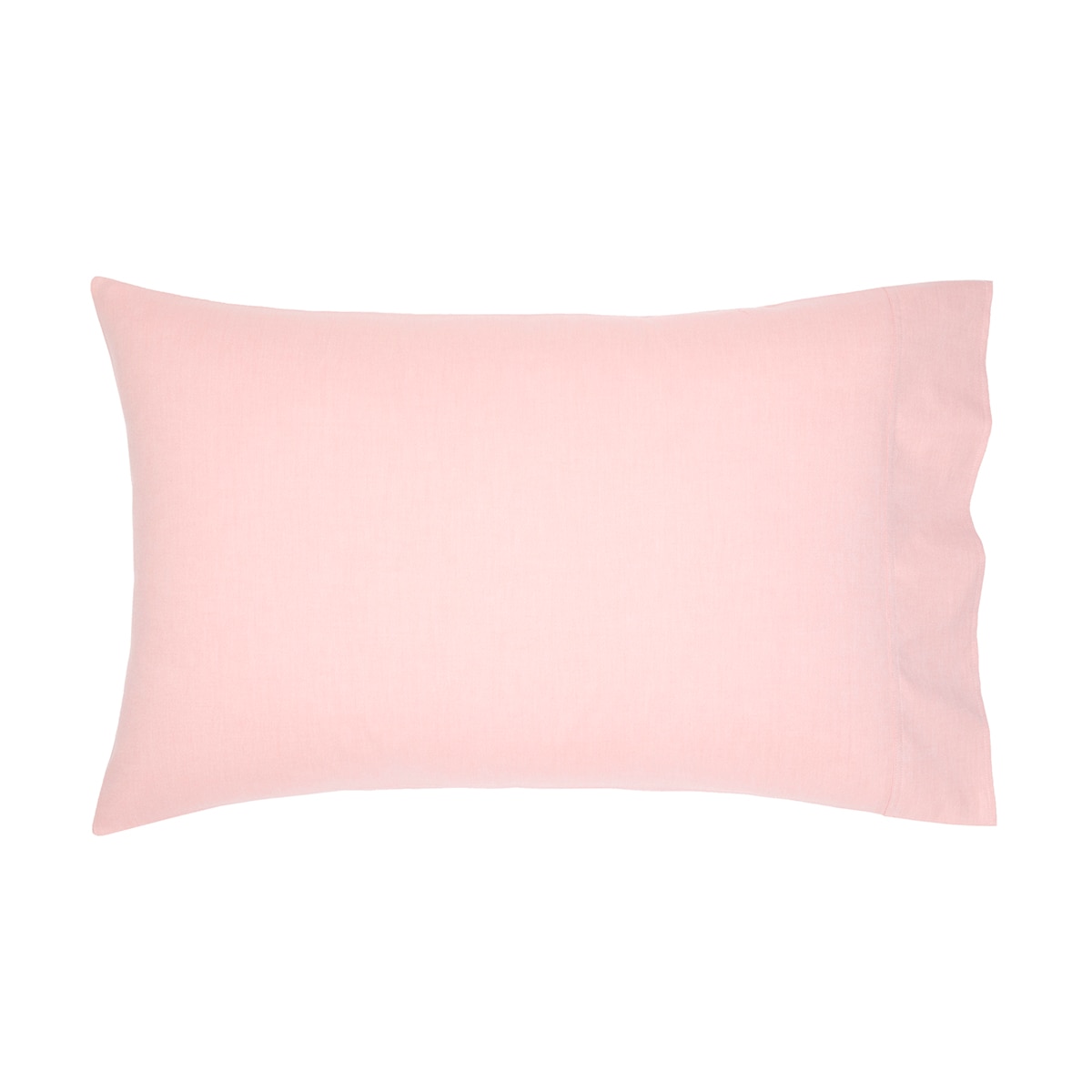Imagen 2 de Funda de almohada algodón egipcio Oxford Stripe Ralph Lauren Home - Rosa 50 x 75 cm Rosa