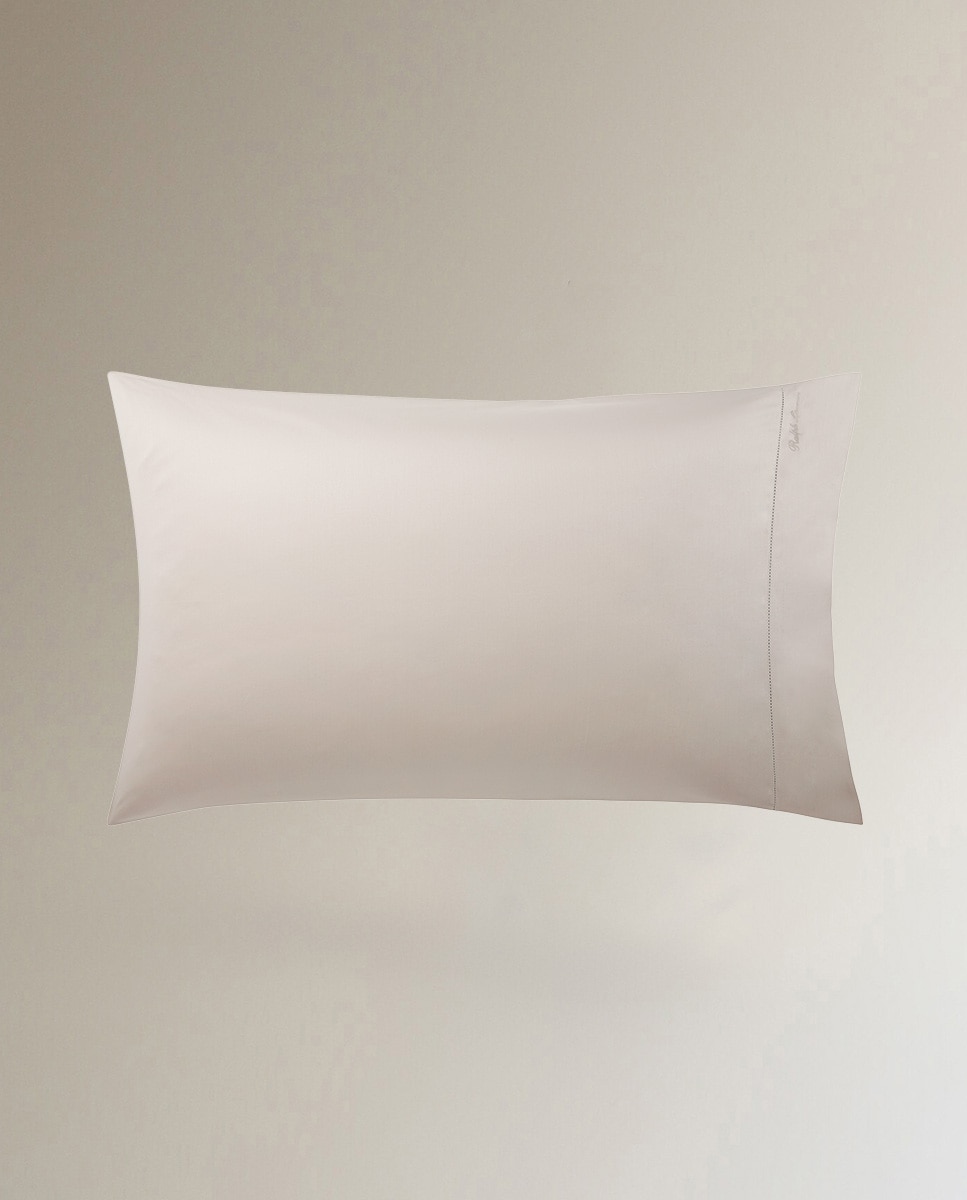 Imagen 0 de Juego de dos fundas de almohada algodón satén RL 624 Ralph Lauren Home Beige