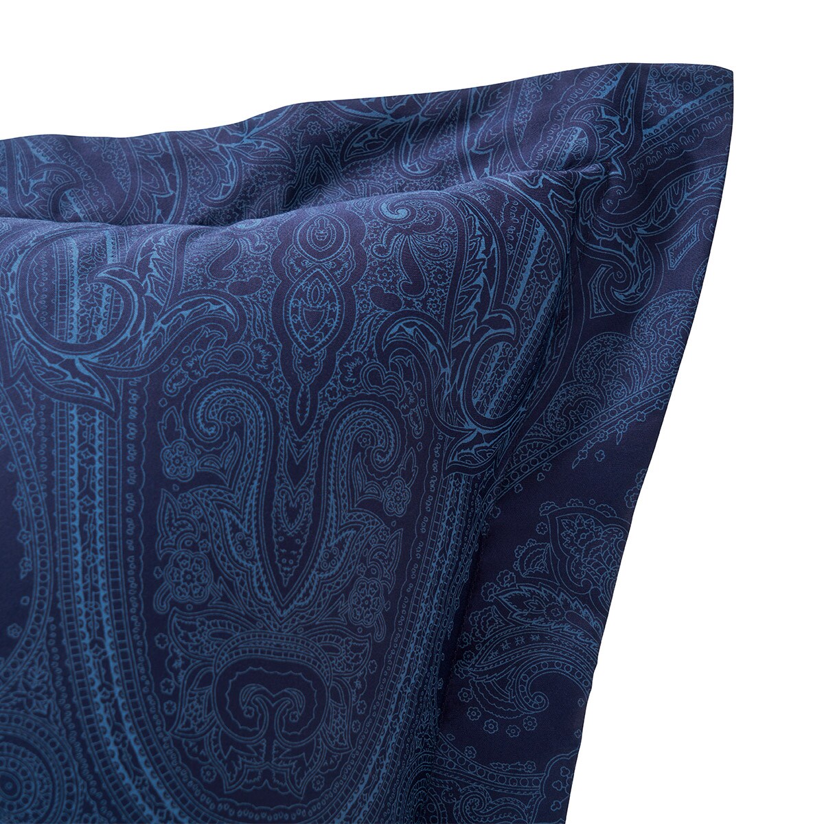 Fronha de Almofada de Algodão Orgânico Doncaster Navy-2