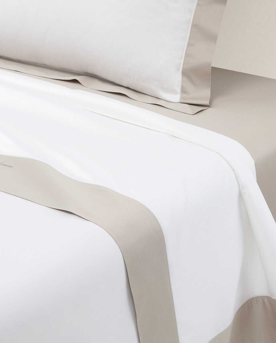 Imagen 0 de Sábana encimera algodón satén Langdon Ralph Lauren Home Multicolor