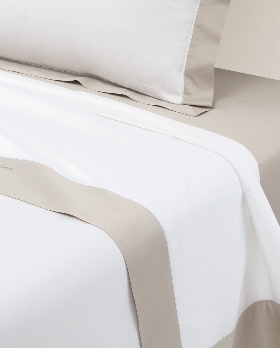 Imagen 0 de Sábana encimera algodón satén Langdon Ralph Lauren Home Multicolor