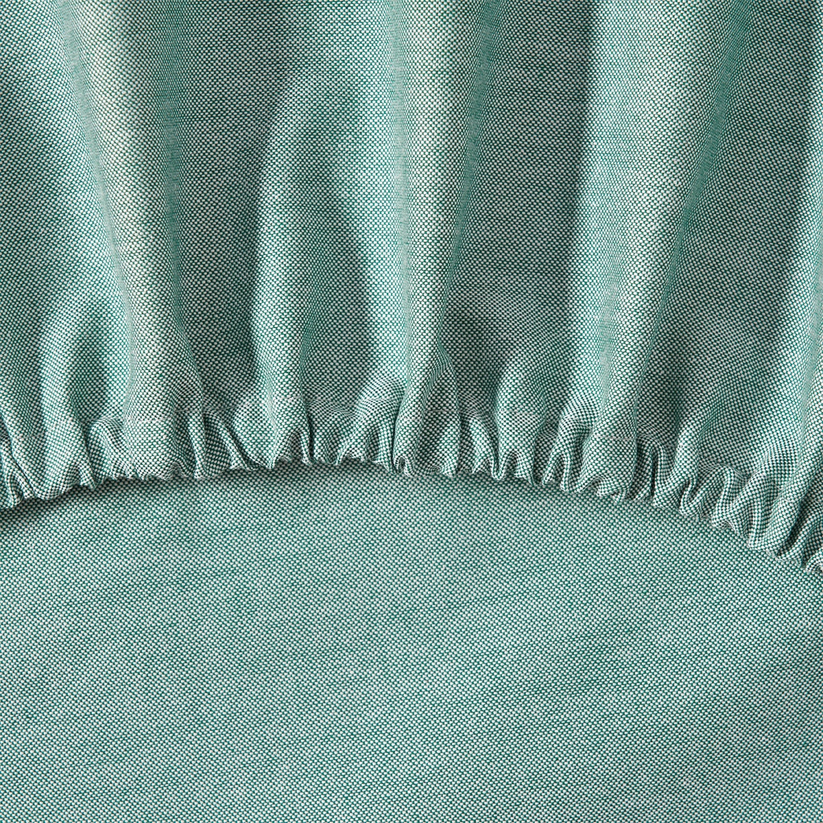 Sábana bajera ajustable algodón egipcio Oxford Solid Ralph Lauren Home - Verde Agua Cama 180 cm Verde Agua-3