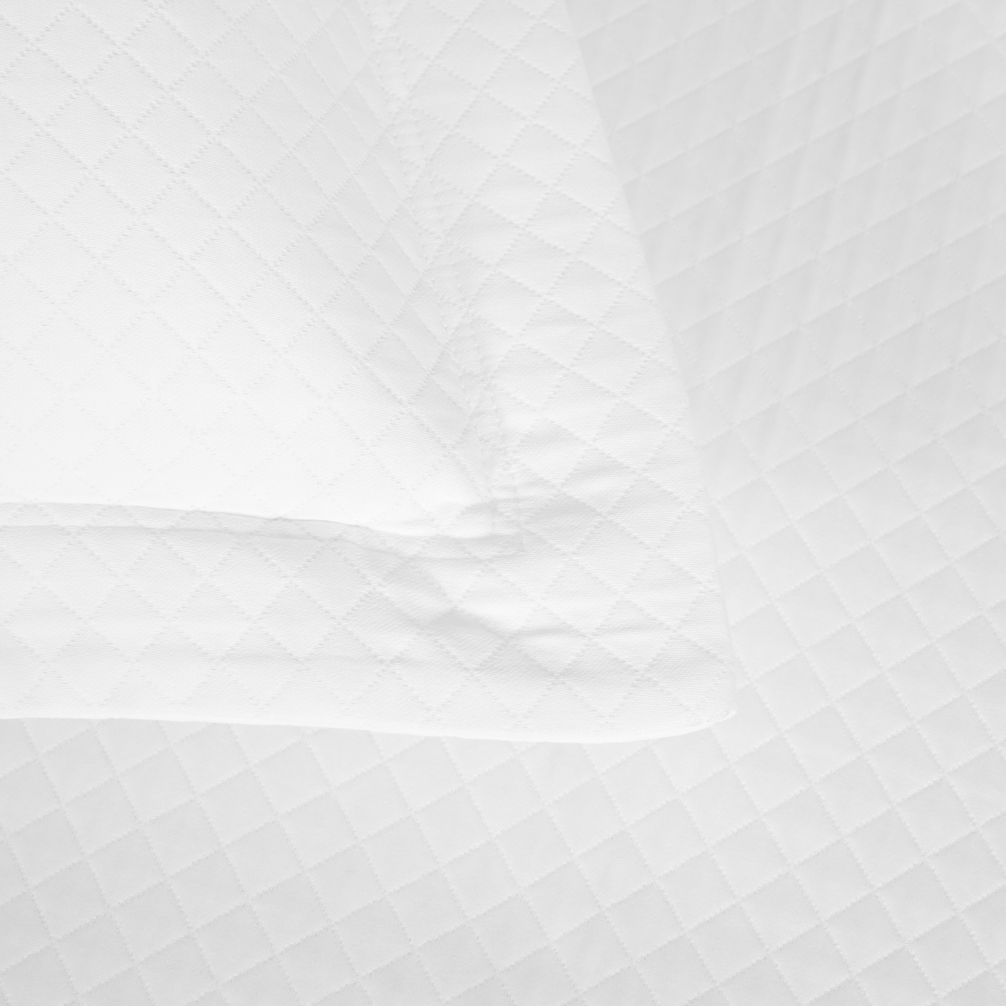 Funda de cojín Hotel Melody Frette Blanco 65 x 65 cm Blanco-3