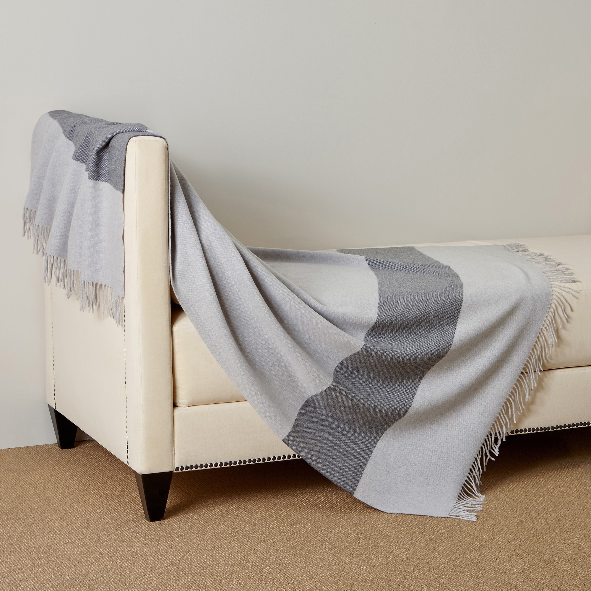 Manta decorativa Balze Frette - Azul 130 x 190 cm Azul-1
