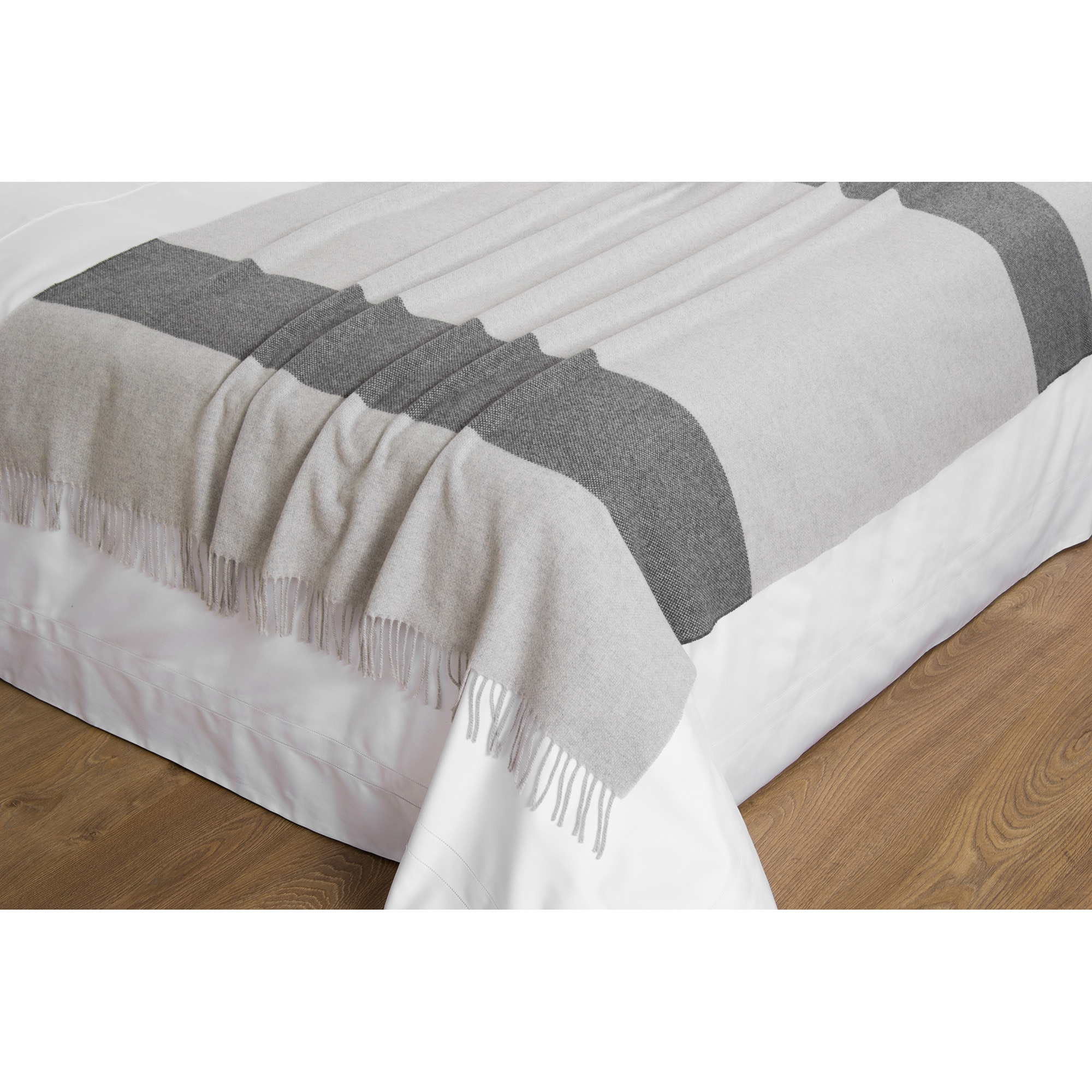 Manta decorativa Balze Frette - Azul 130 x 190 cm Azul-2