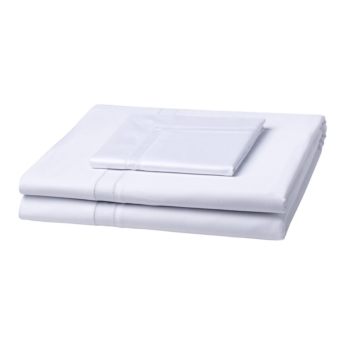 Capa de almofada acetinada de algodão Doppio Ajour Branco-3