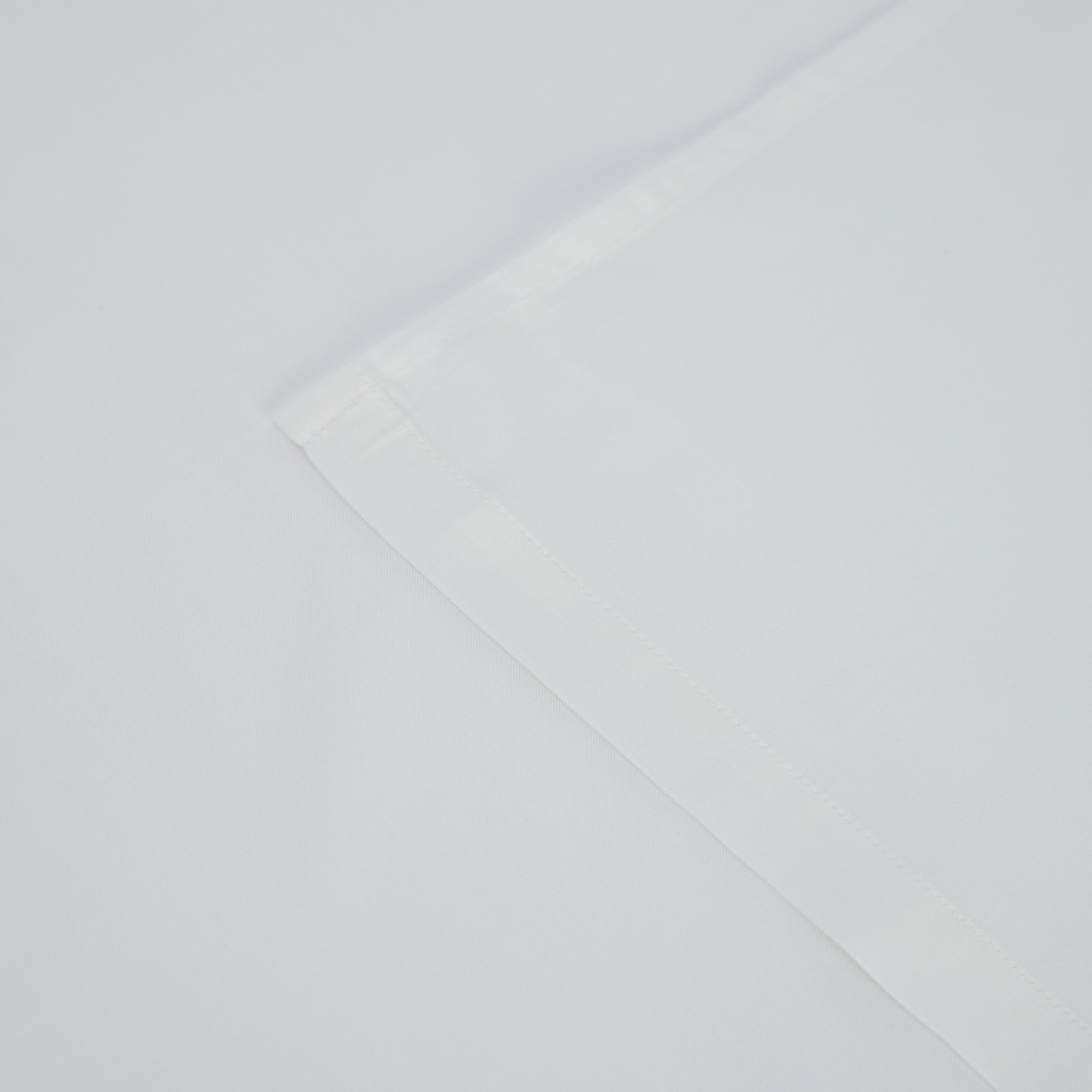 Lençol de baixo cetim de algodão Doppio Ajour Branco-2