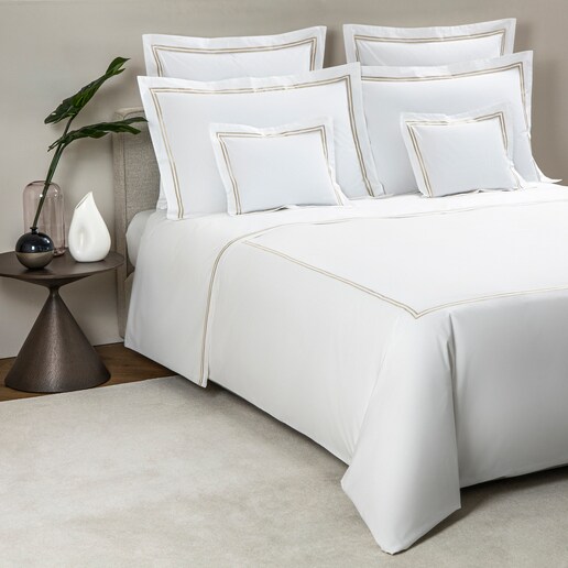 Juego de sábanas con bajera de algodón percal Hotel Classic Frette
