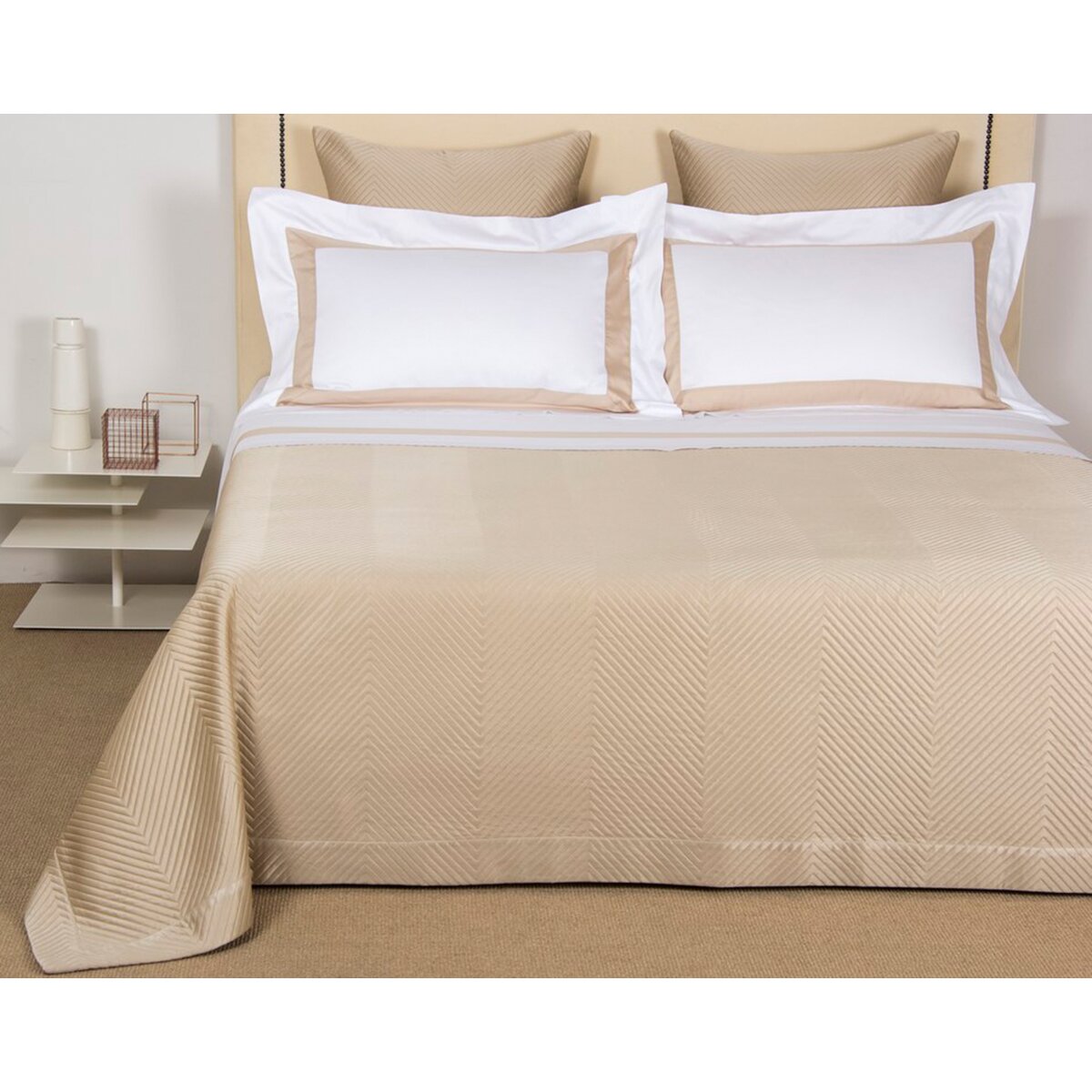 Imagem 0 de Colcha de Seda e Algodão Luxury Herringbone
