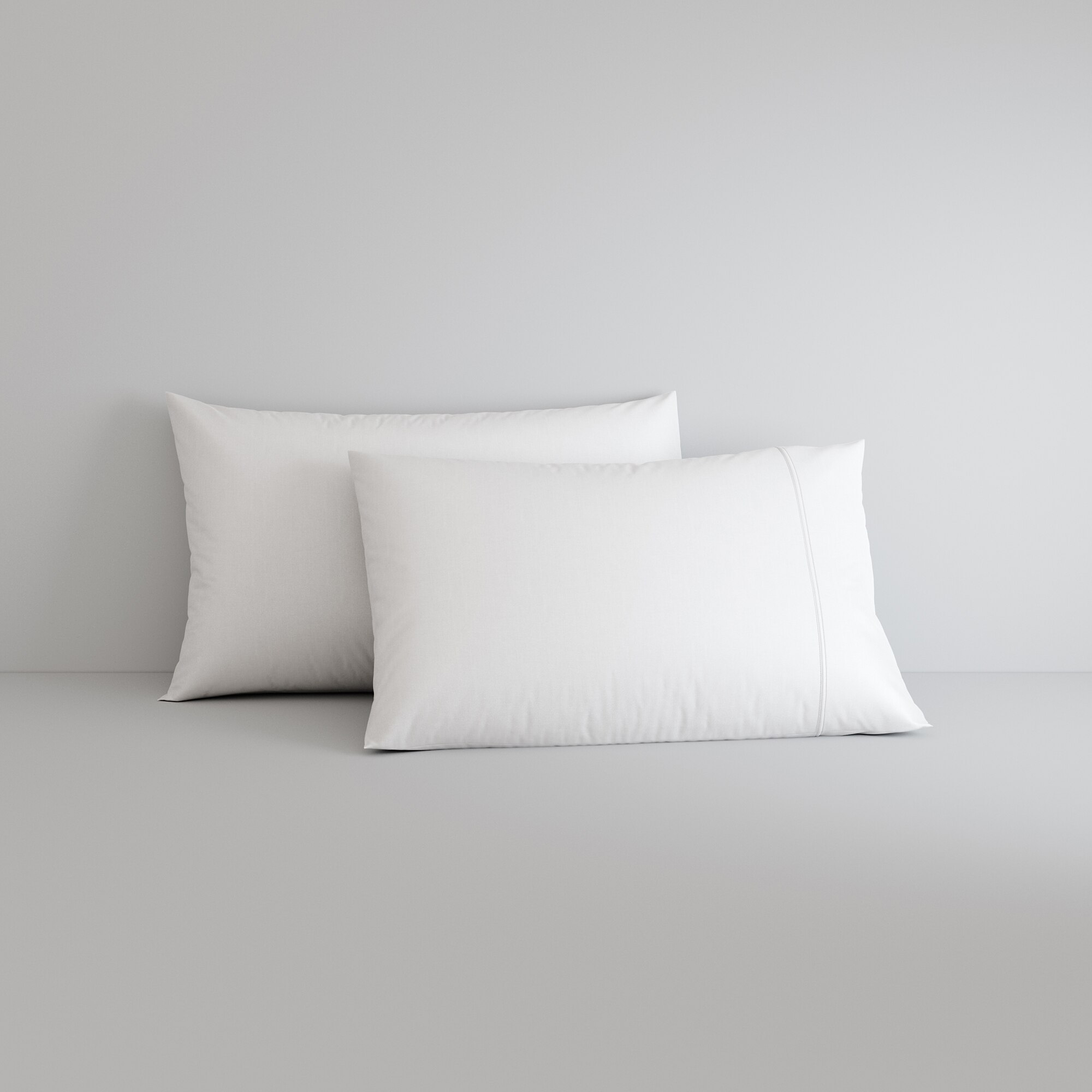 Juego de sábanas algodón Satén 375 hilos Sheridan - Blanco Cama 150 cm Blanco-2