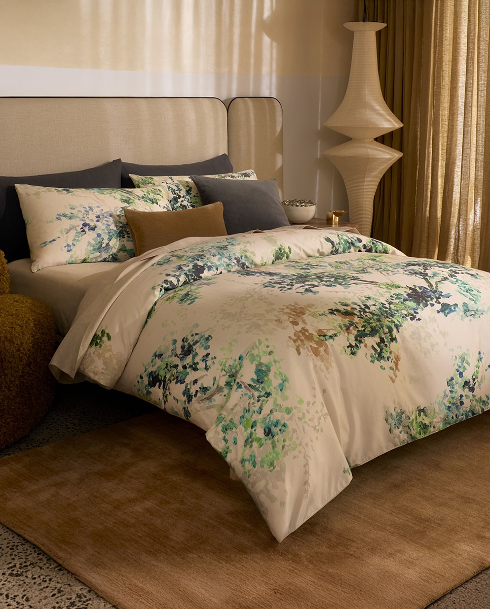 Conjunto de 2 fronhas de almofada em algodão Oberon Sheridan Multicolor-4