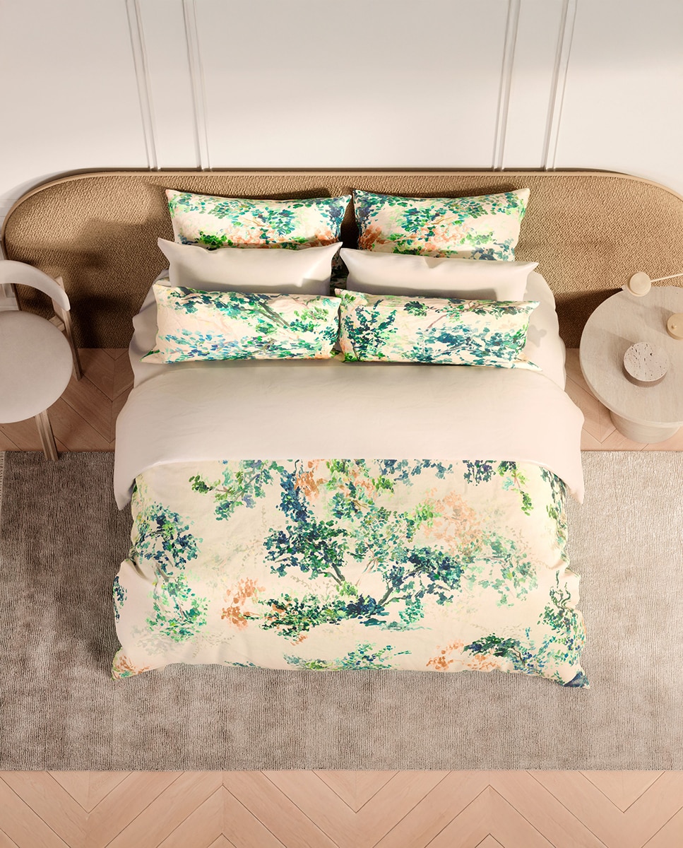 Conjunto de 2 fronhas de almofada em algodão Oberon Sheridan Multicolor-5