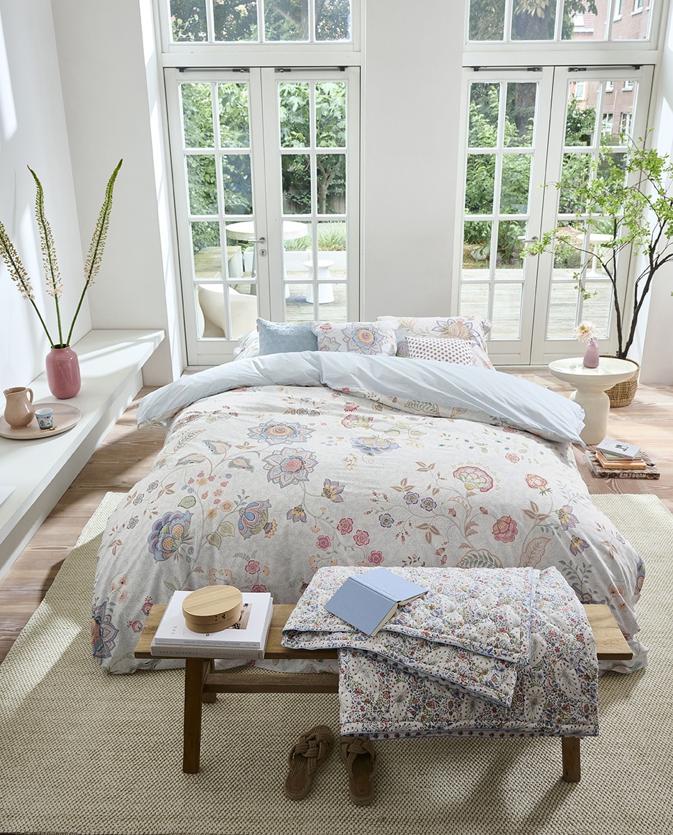 Imagem 0 de Conjunto de Capa de Edredão em Algodão Mumbai