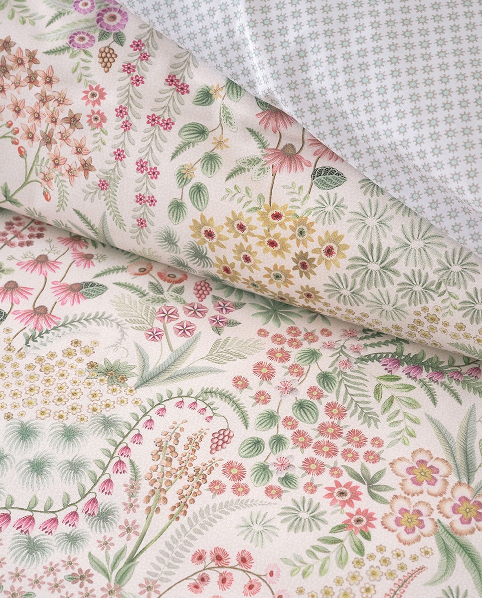 Conjunto de Capa de Edredão de Algodão Lodi Garden Multicolor-2
