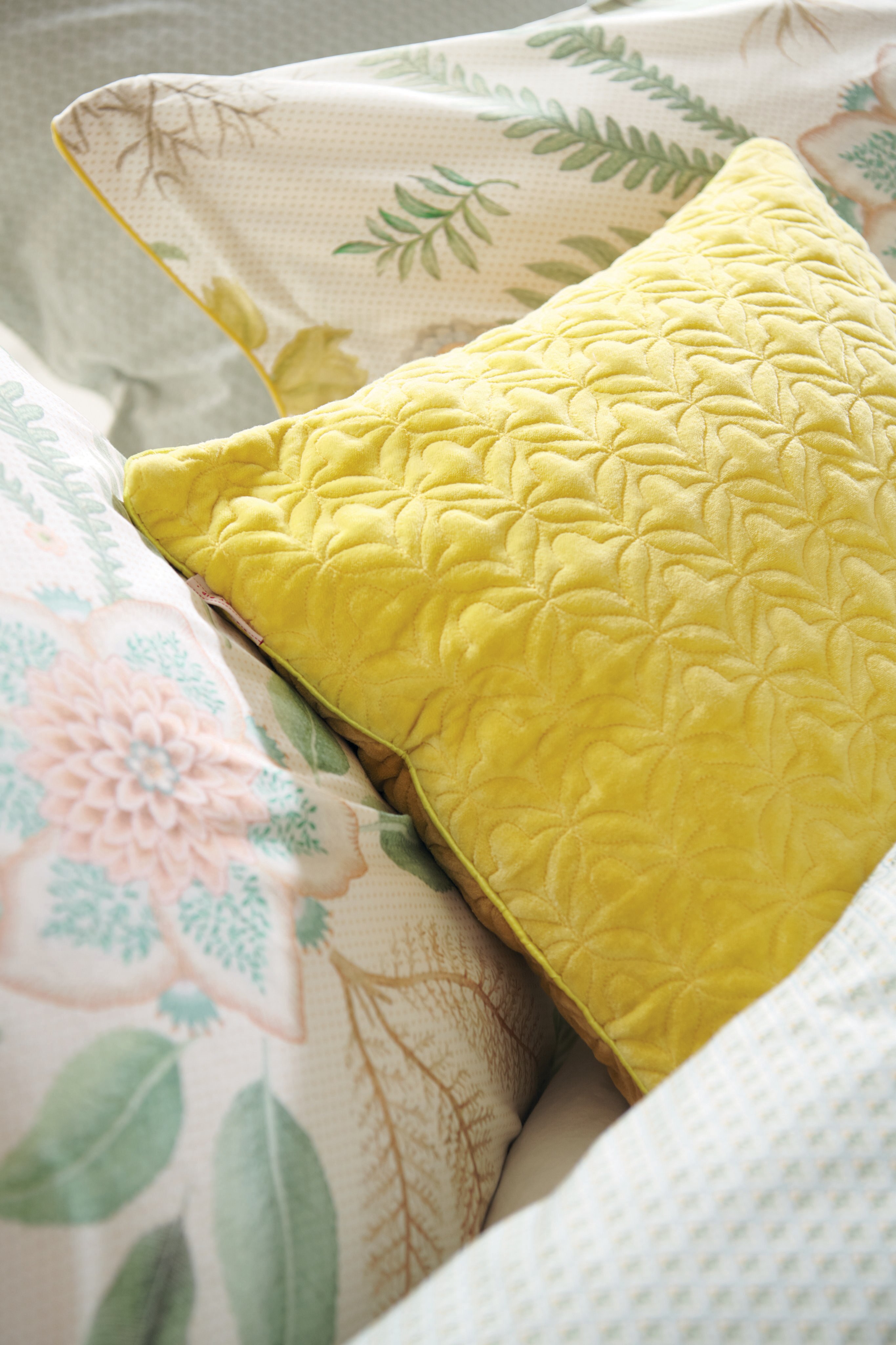 Almofada Decorativa de Algodão Dreams Amarelo-6