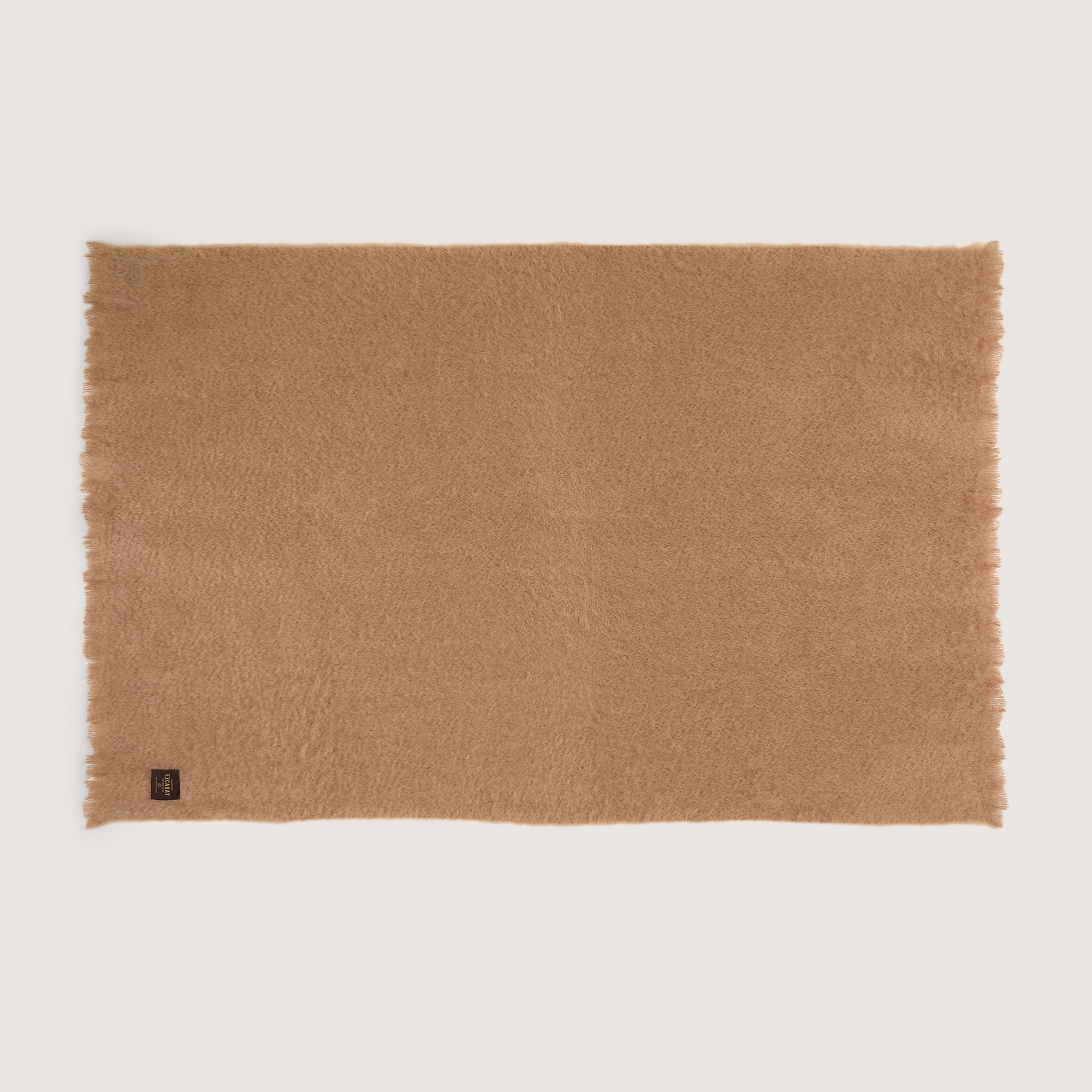 Manta decorativa Mohair Liso Mantas Ezcaray - Beige 130 x 200 cm Beige-4