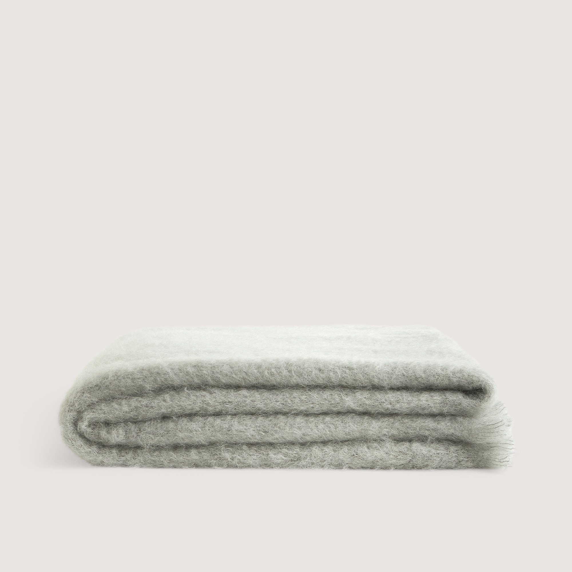 Manta decorativa Mohair Liso Mantas Ezcaray - Gris 130 x 200 cm Gris-2