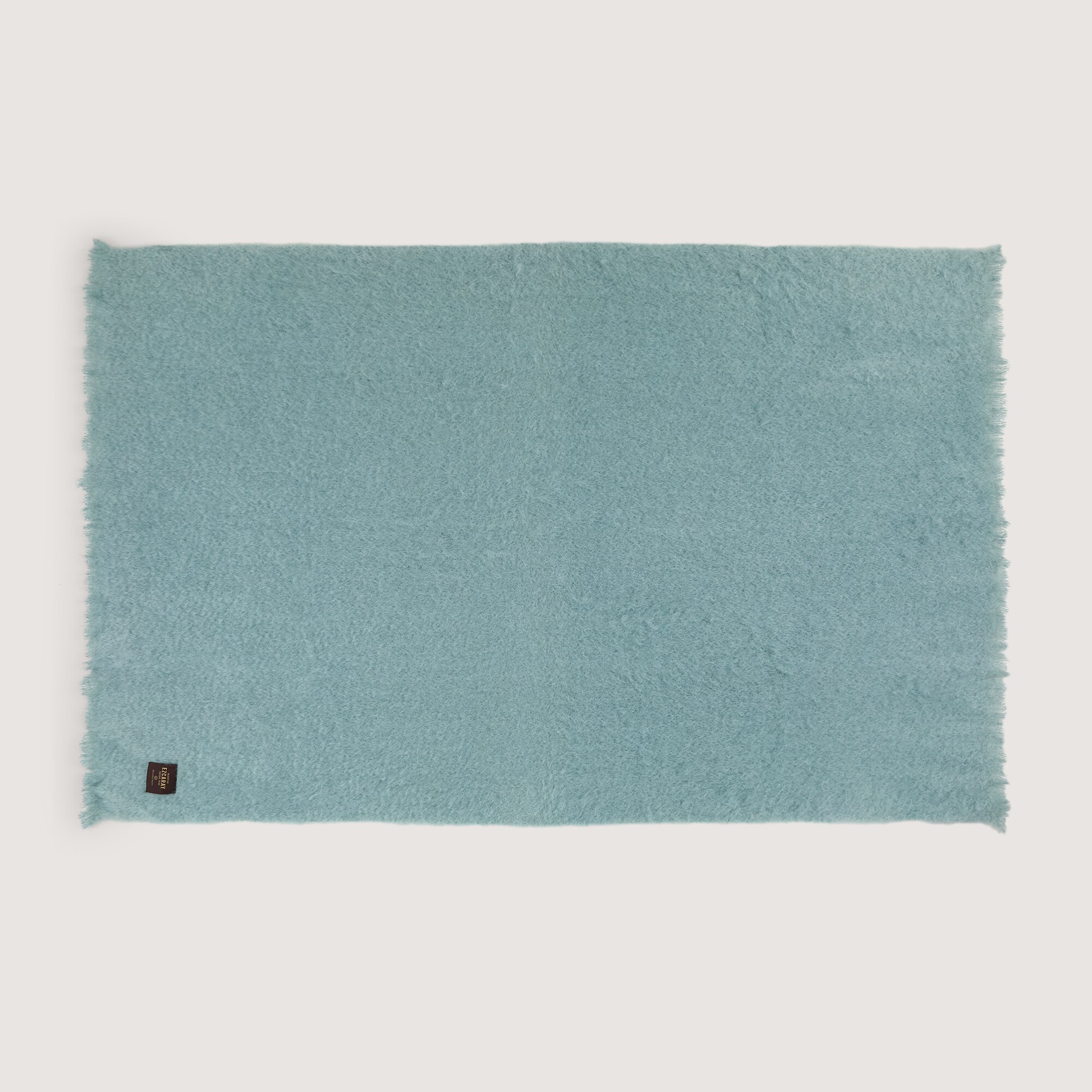 Manta decorativa Mohair Liso Mantas Ezcaray - Azul 130 x 200 cm Azul-4
